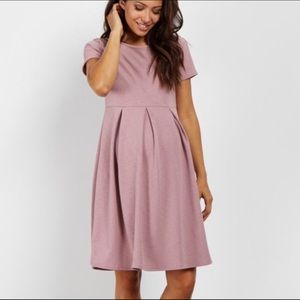 Pink Blush Maternity Dress